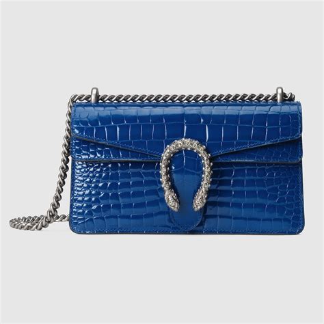 gucci dionysus blu|Gucci dionysus crocodile.